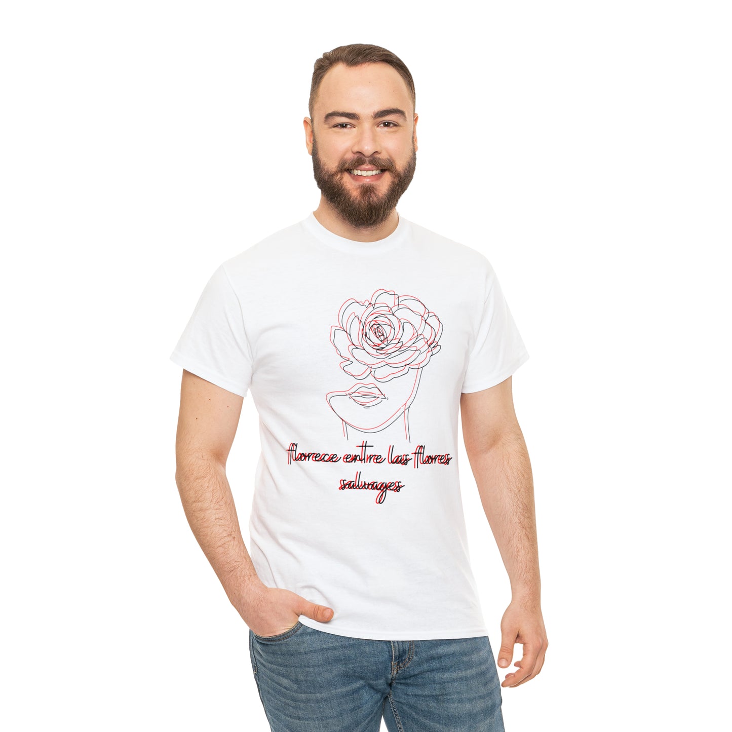 Florece Graphic Tshirt Unisex Heavy Cotton Tee