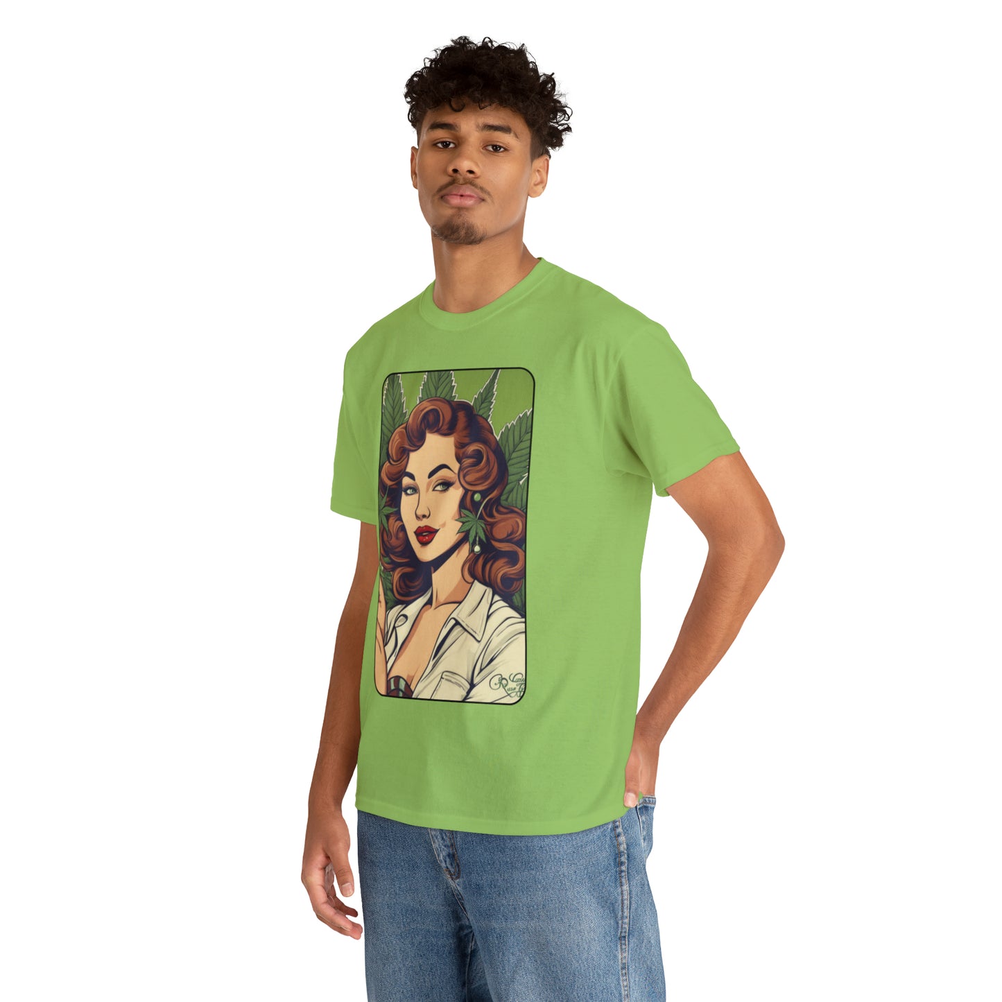 Unisex Heavy Cotton Tee Cannabis Enthusiast No. 10