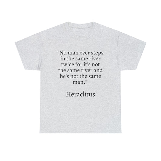 Unisex Heavy Cotton Tee Quotes Heraclitus