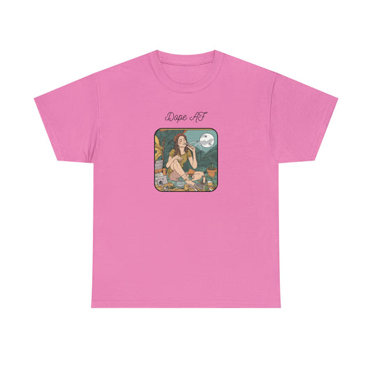 Unisex Heavy Cotton Tee Cannabis Enthusiast Series Dope AF