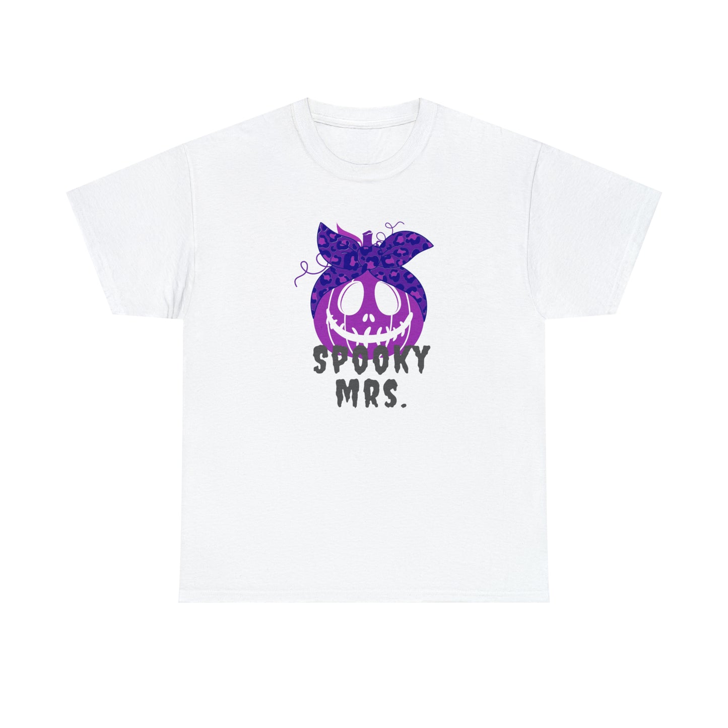 Spooky Mrs. Halloween Pumpkin Tshirt