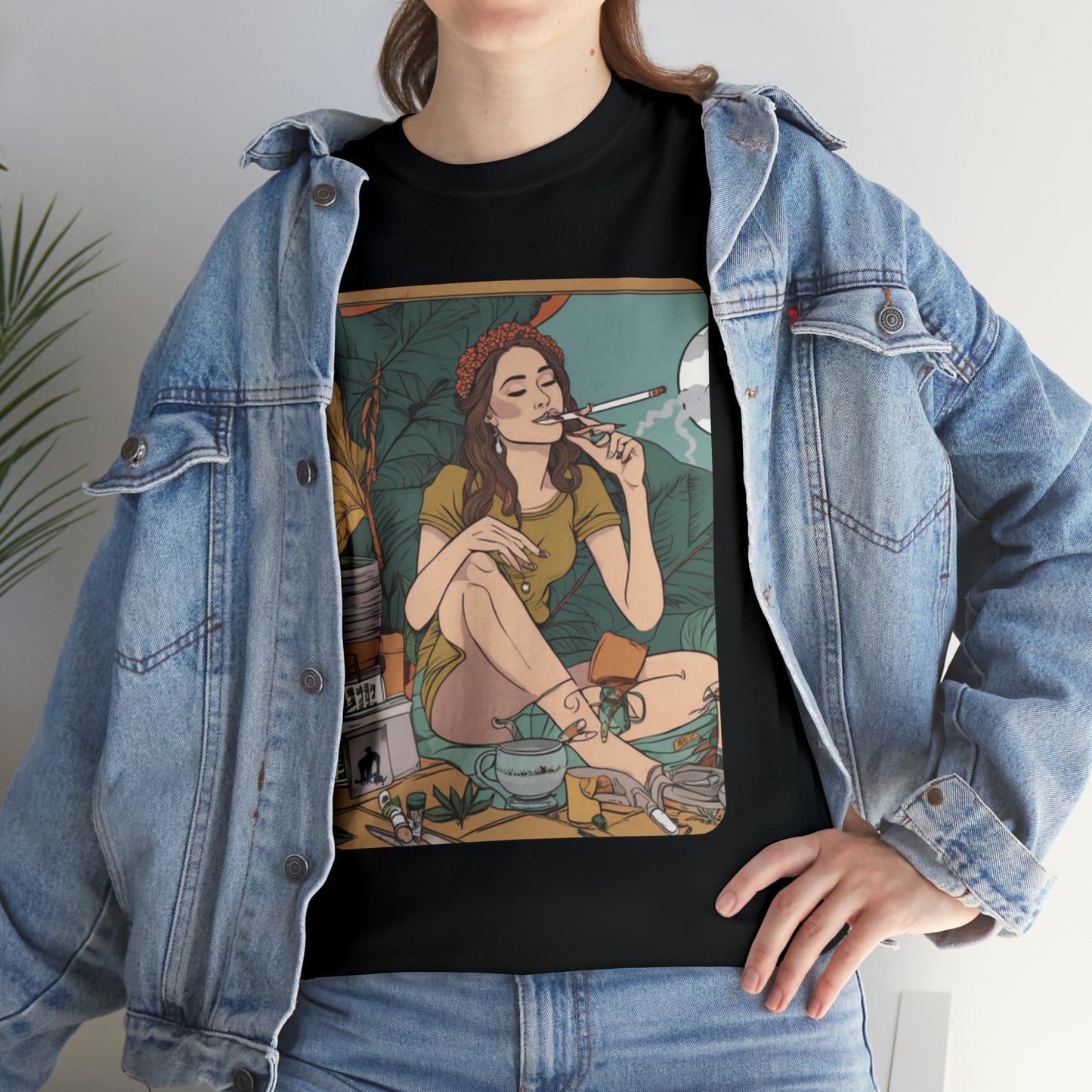 Unisex Heavy Cotton Tee Cannabis Enthusiast Series No. 2