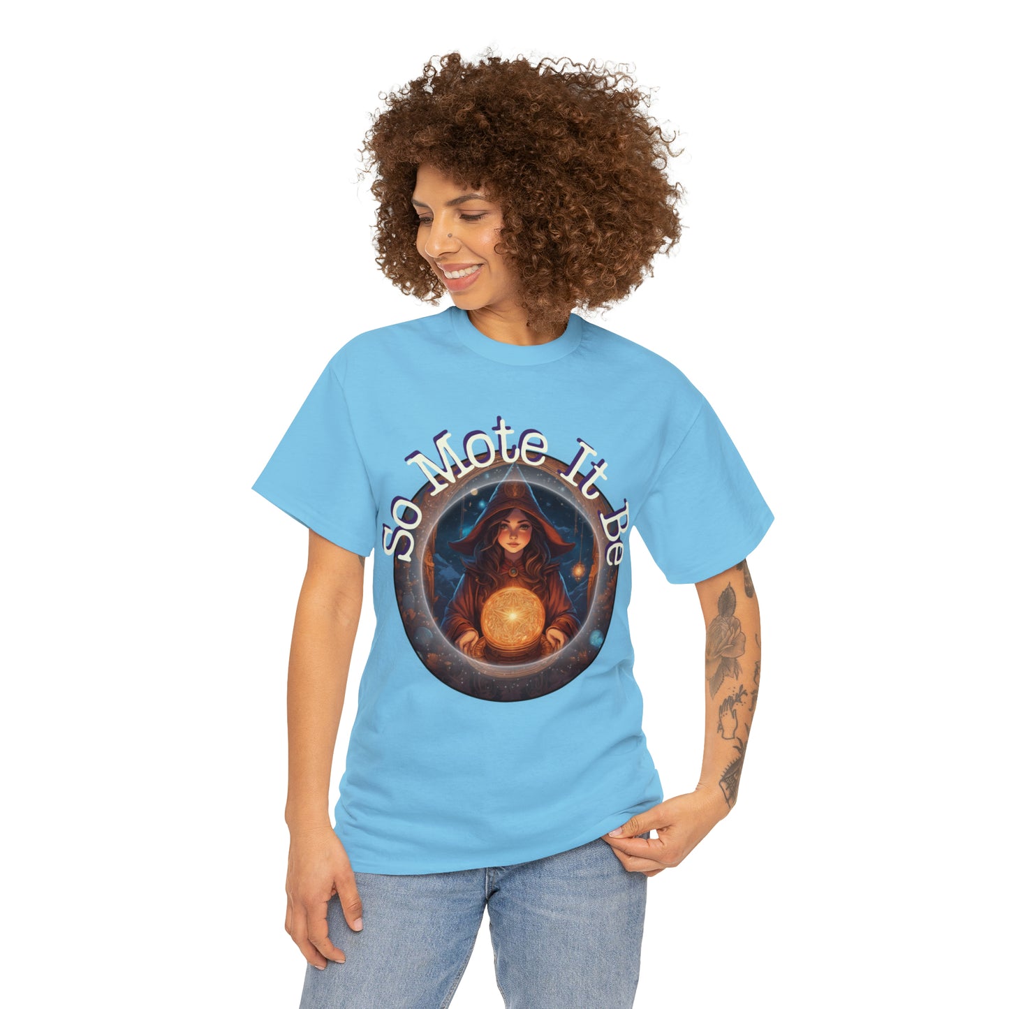 Unisex Heavy Cotton Tee So Mote It Be