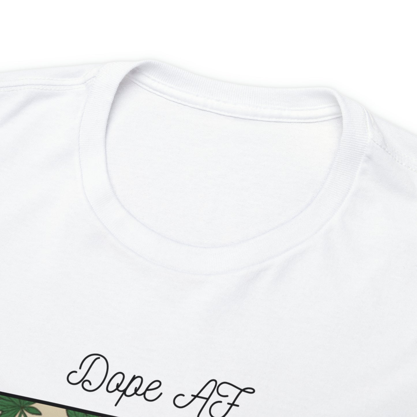 Unisex Heavy Cotton Tee Cannabis Enthusiast Series Dope AF