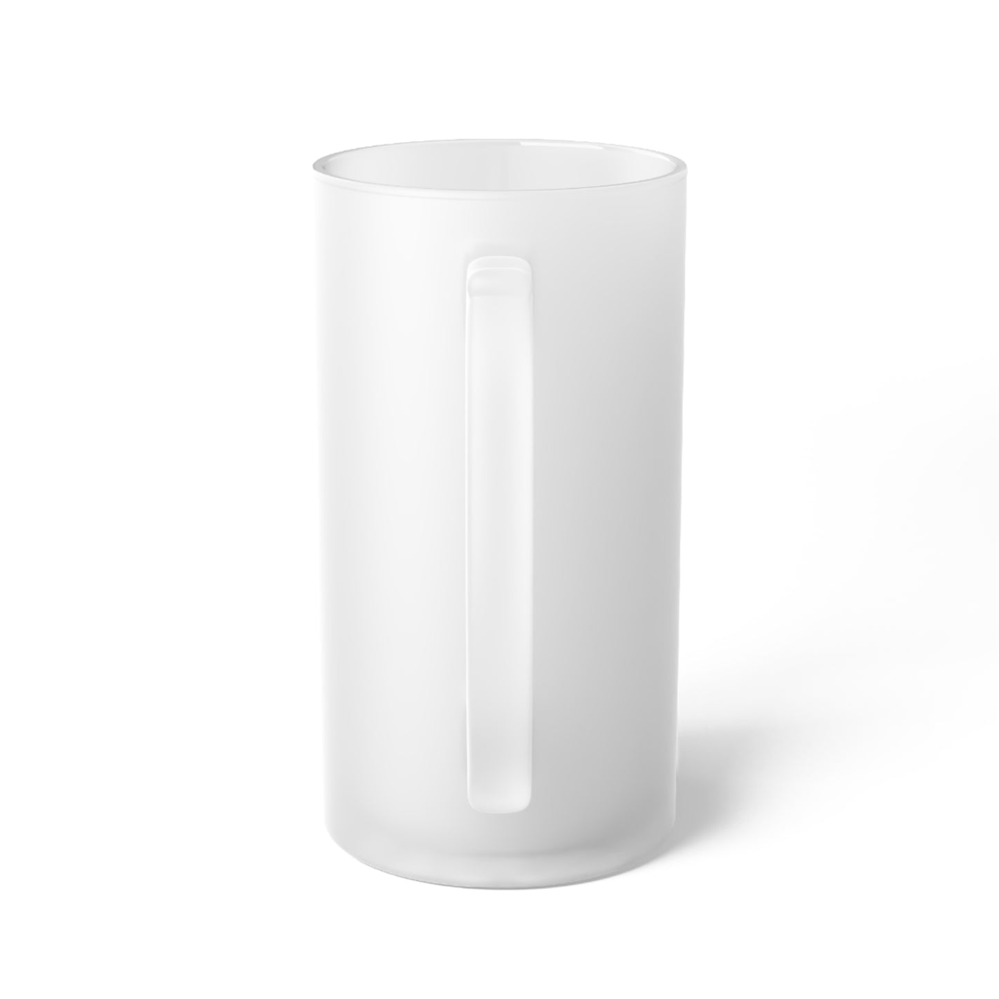 Frosted Glass Beer Mug Cannabis Enthusiast Series