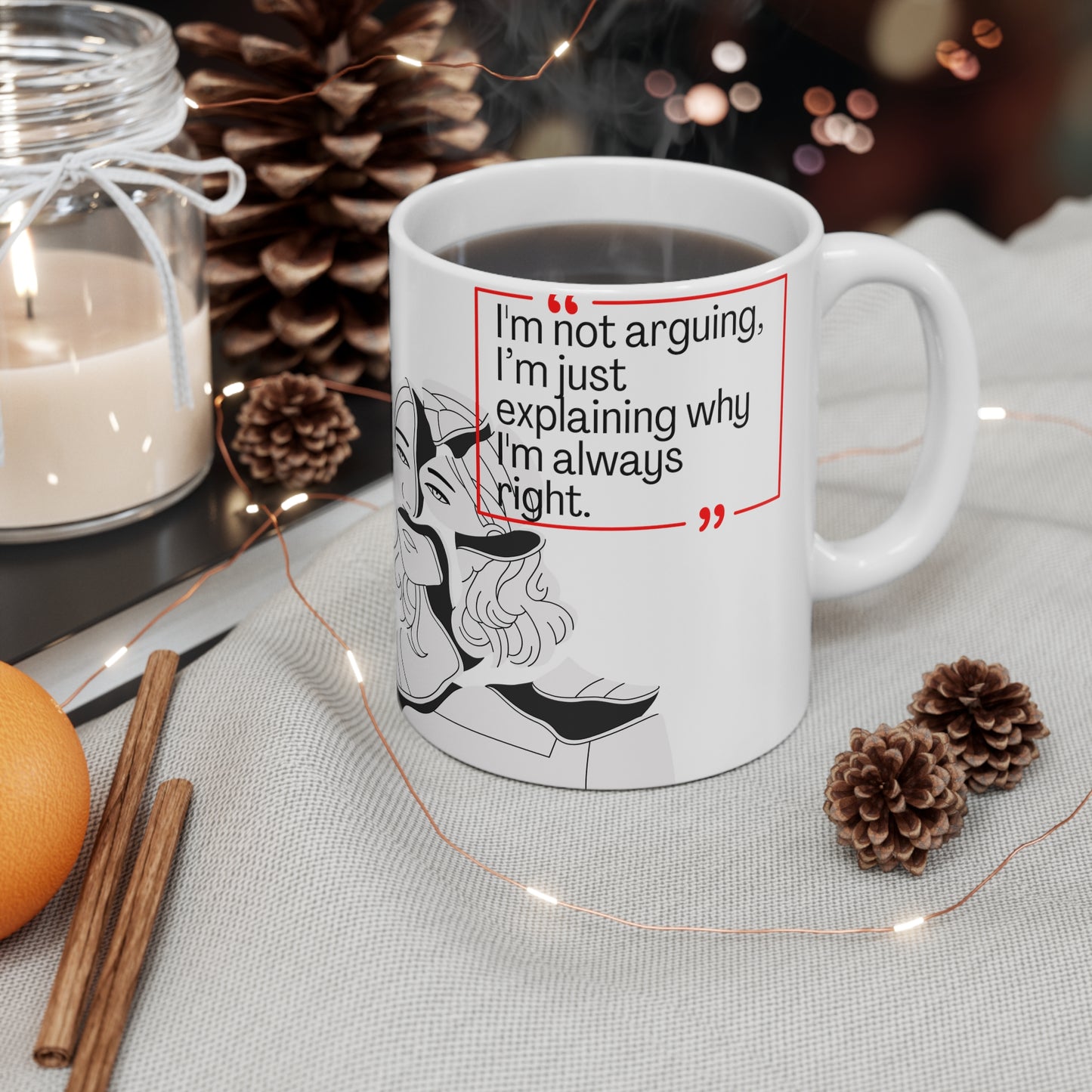 Mrs. Always Right Ceramic Mug 11oz