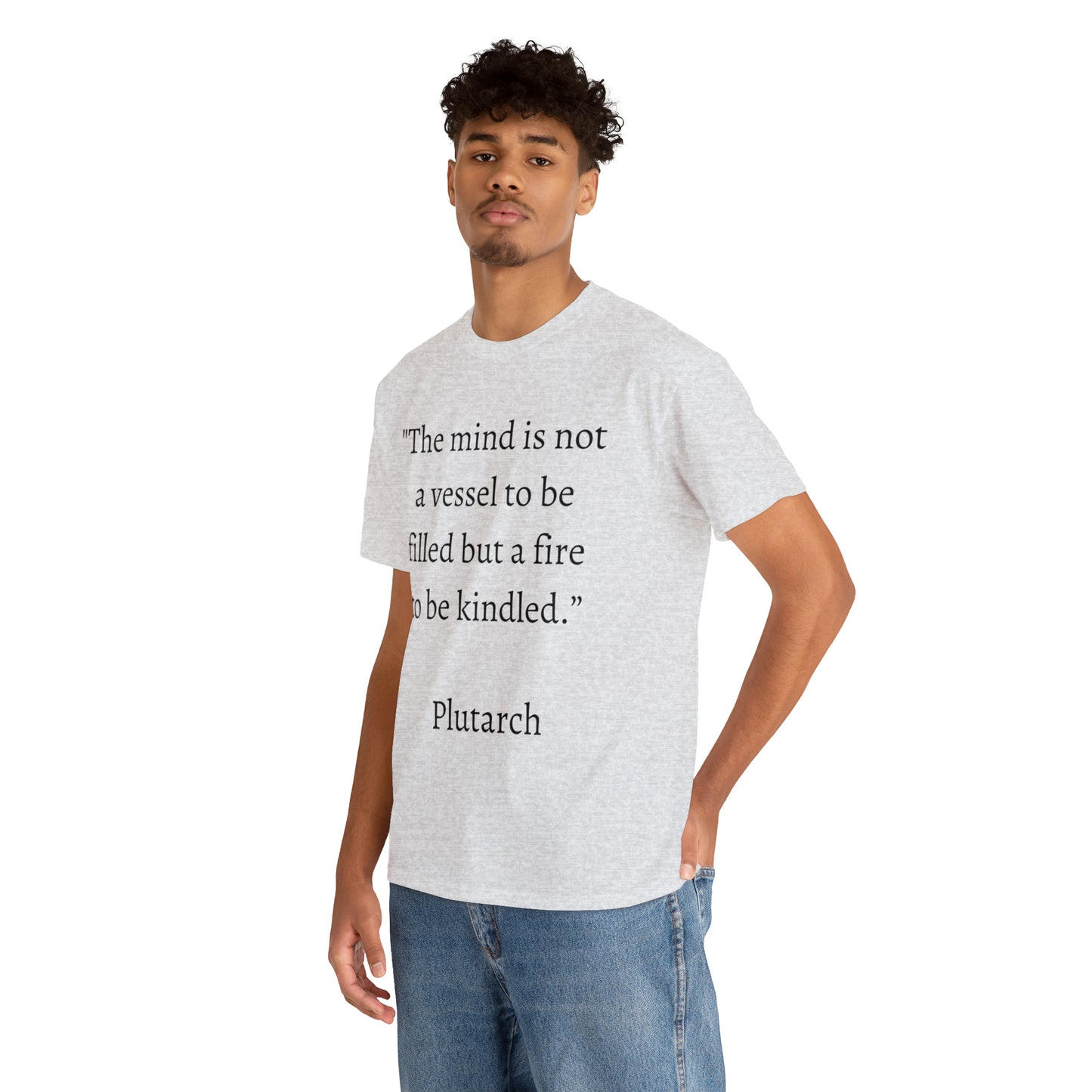 Unisex Heavy Cotton Tee Quotes Plutarch