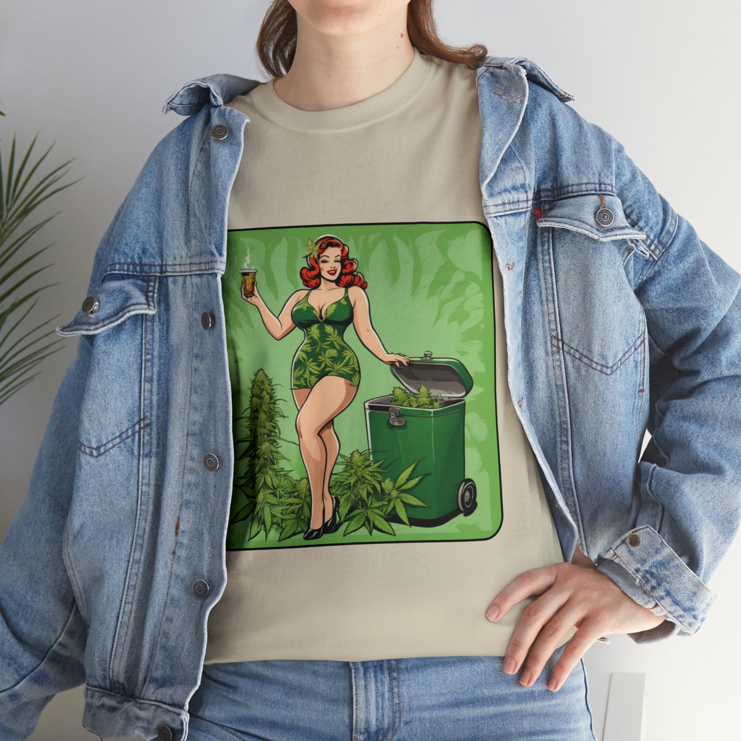 Unisex Heavy Cotton Tee Cannabis Enthusiast No. 12