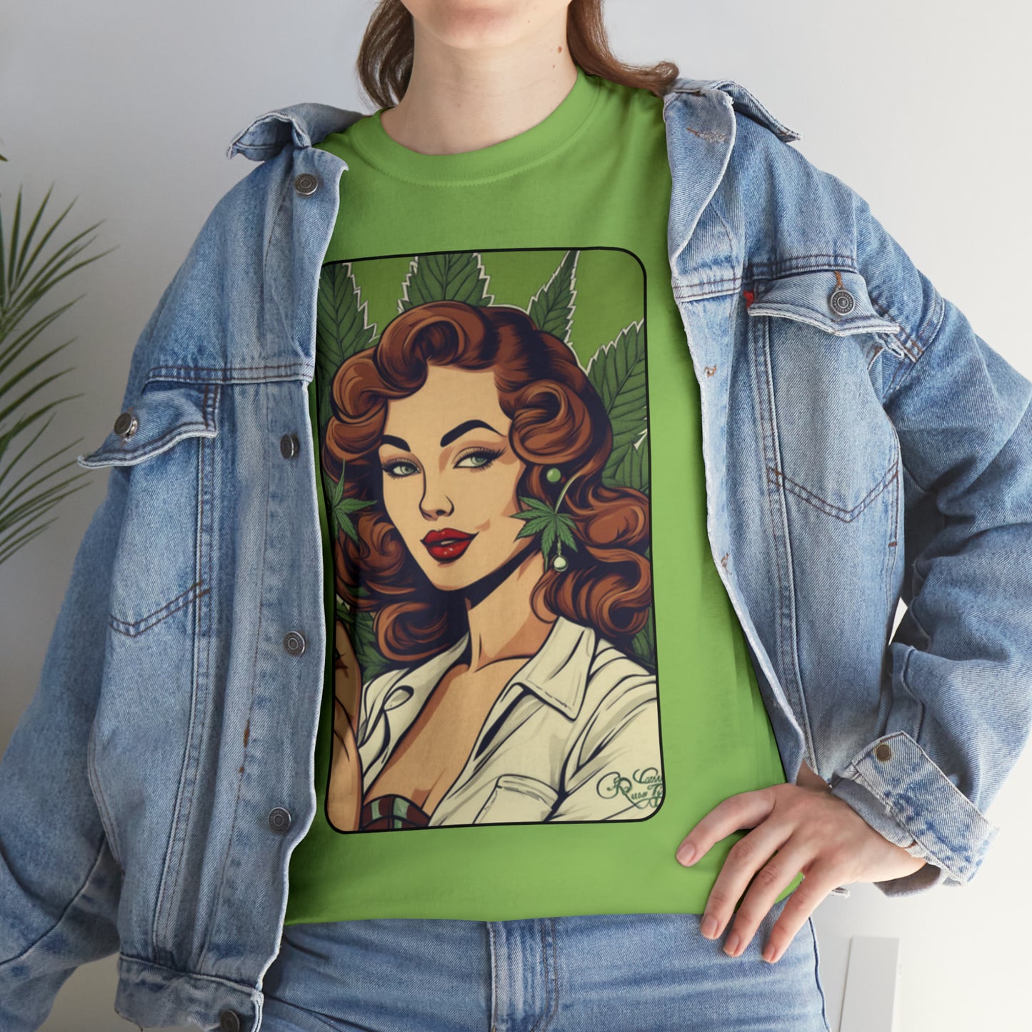 Unisex Heavy Cotton Tee Cannabis Enthusiast No. 10