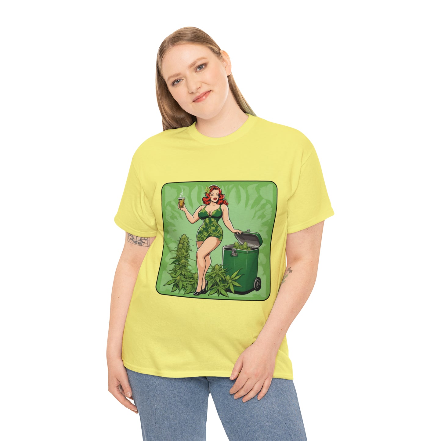 Unisex Heavy Cotton Tee Cannabis Enthusiast No. 12