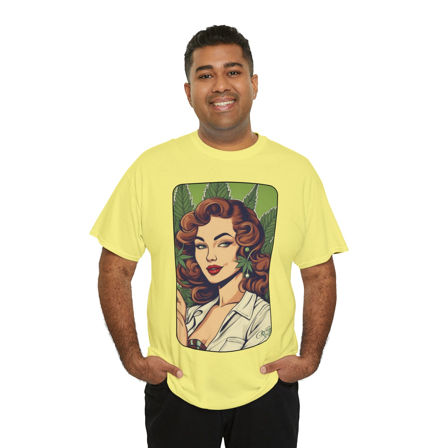Unisex Heavy Cotton Tee Cannabis Enthusiast No. 10