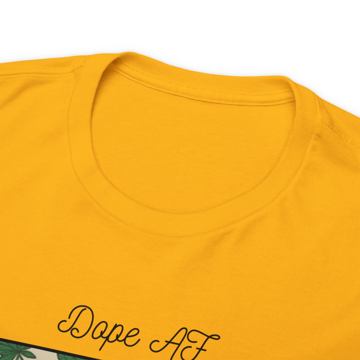 Unisex Heavy Cotton Tee Cannabis Enthusiast Series Dope AF