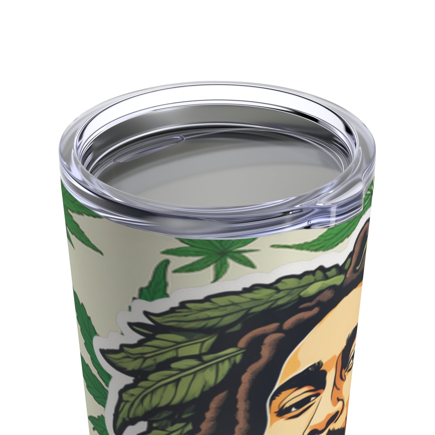 Tumbler 20oz rasta bob cannabis enthusiast