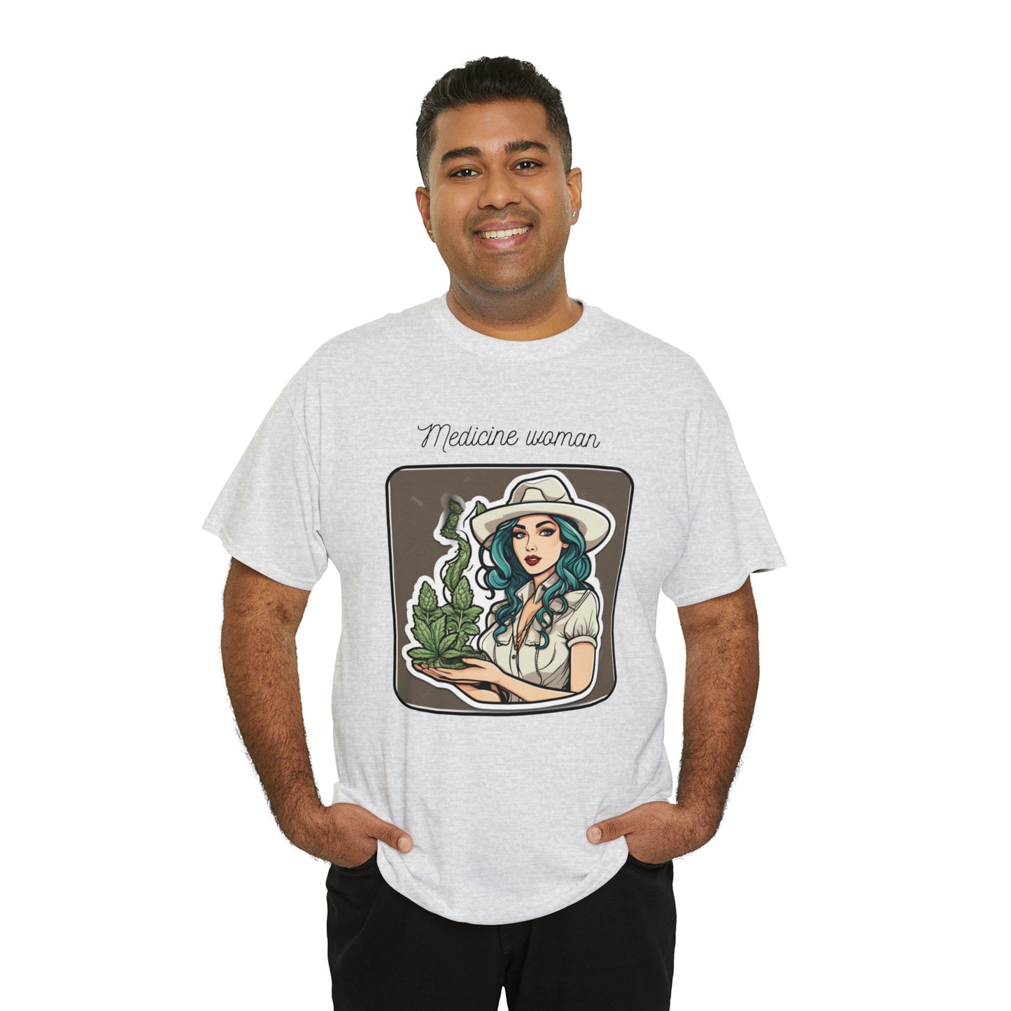 Unisex Heavy Cotton Tee Cannabis Enthusiast Series Dope AF