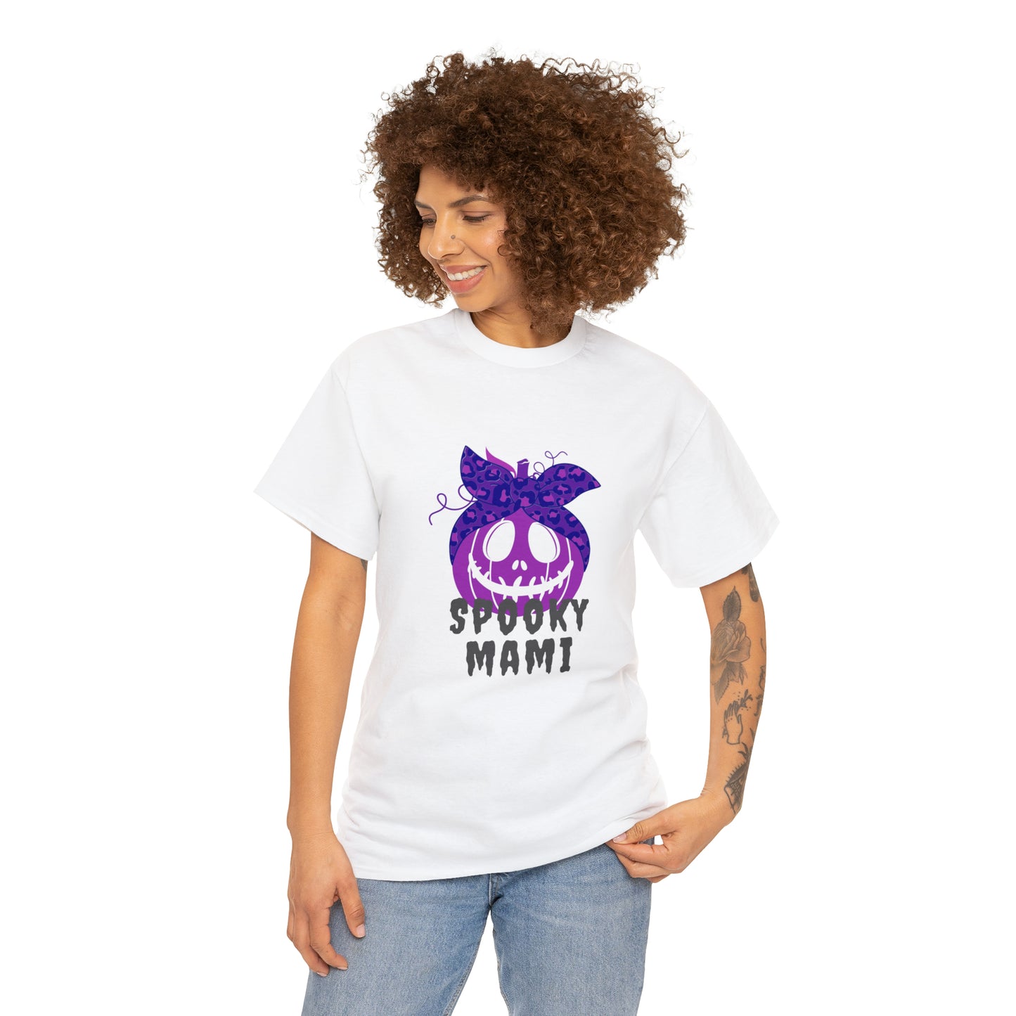 Spooky Mami Tee Tshirt Pumpking