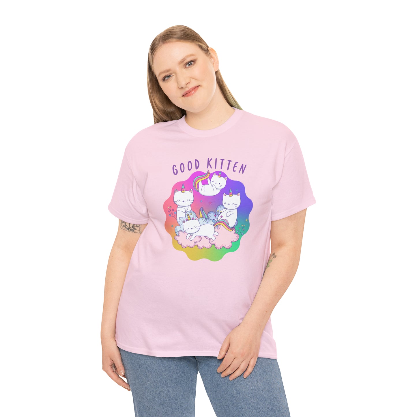 Good Kitten Graphic Tshirt Unisex Heavy Cotton Tee