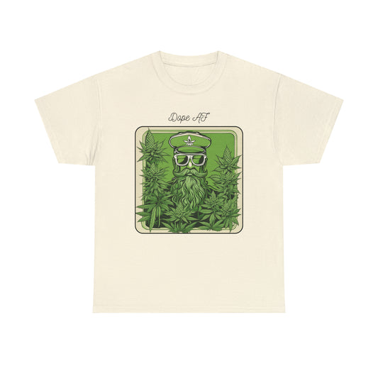 Unisex Heavy Cotton Tee Cannabis Enthusiast Series Dope AF
