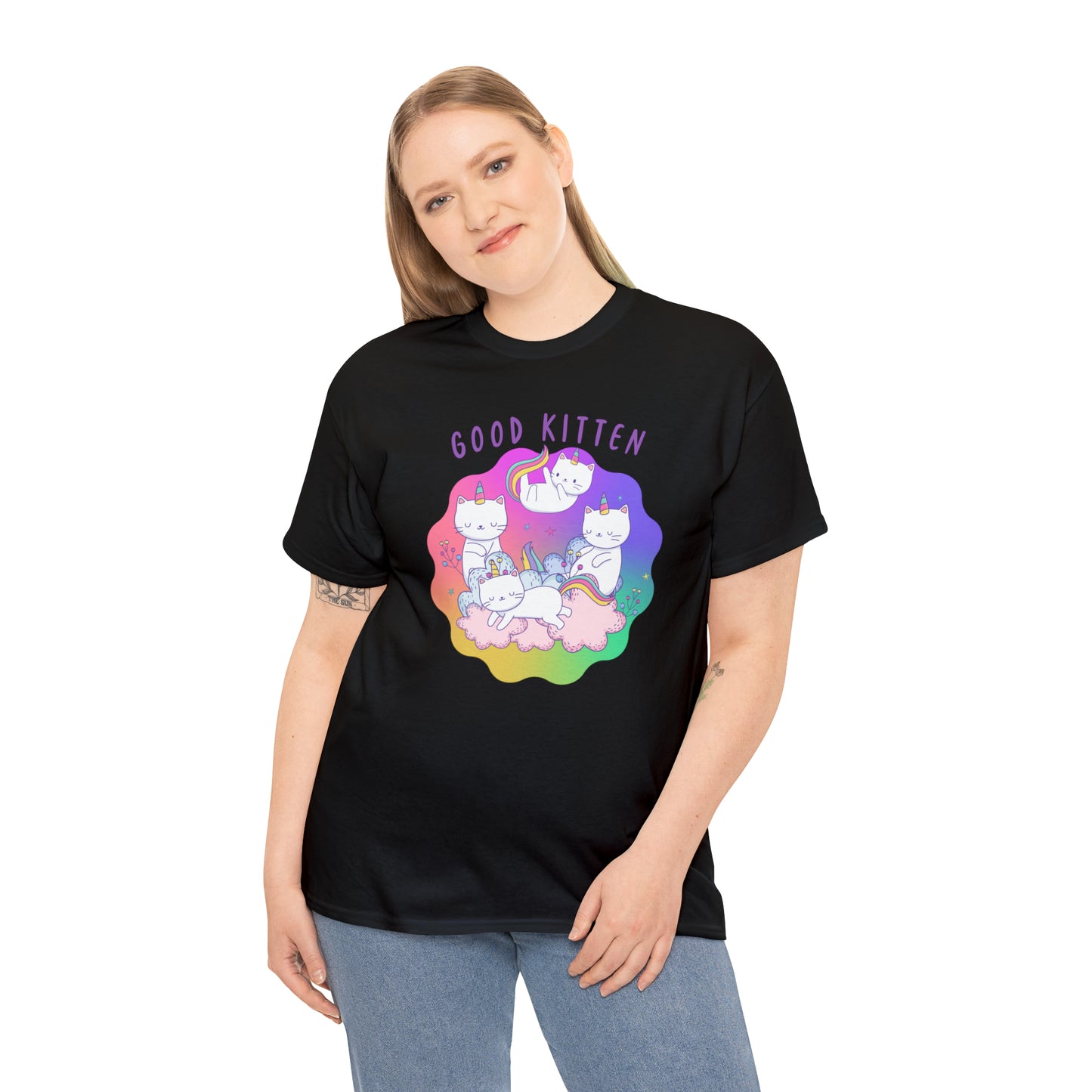 Good Kitten Graphic Tshirt Unisex Heavy Cotton Tee