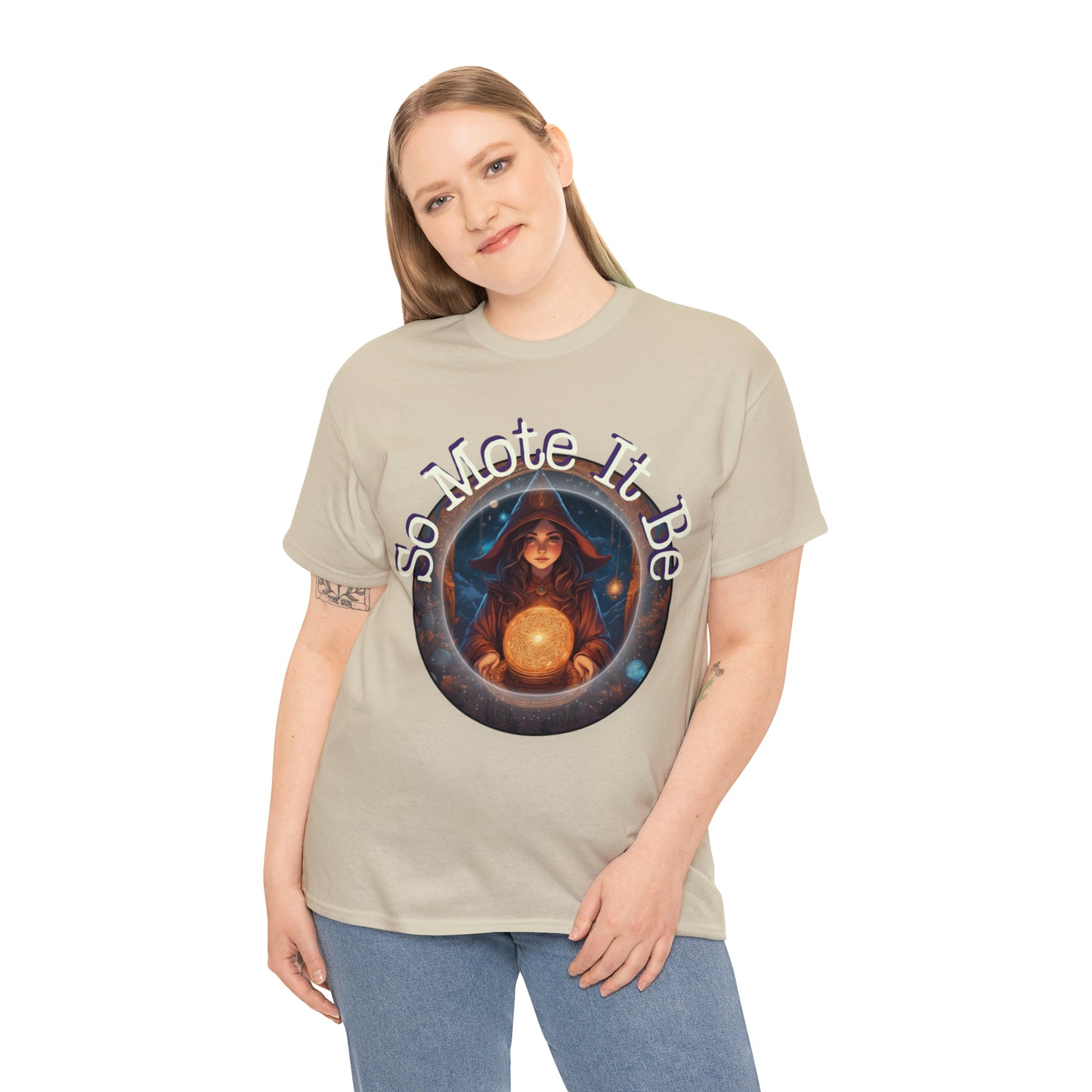 Unisex Heavy Cotton Tee So Mote It Be