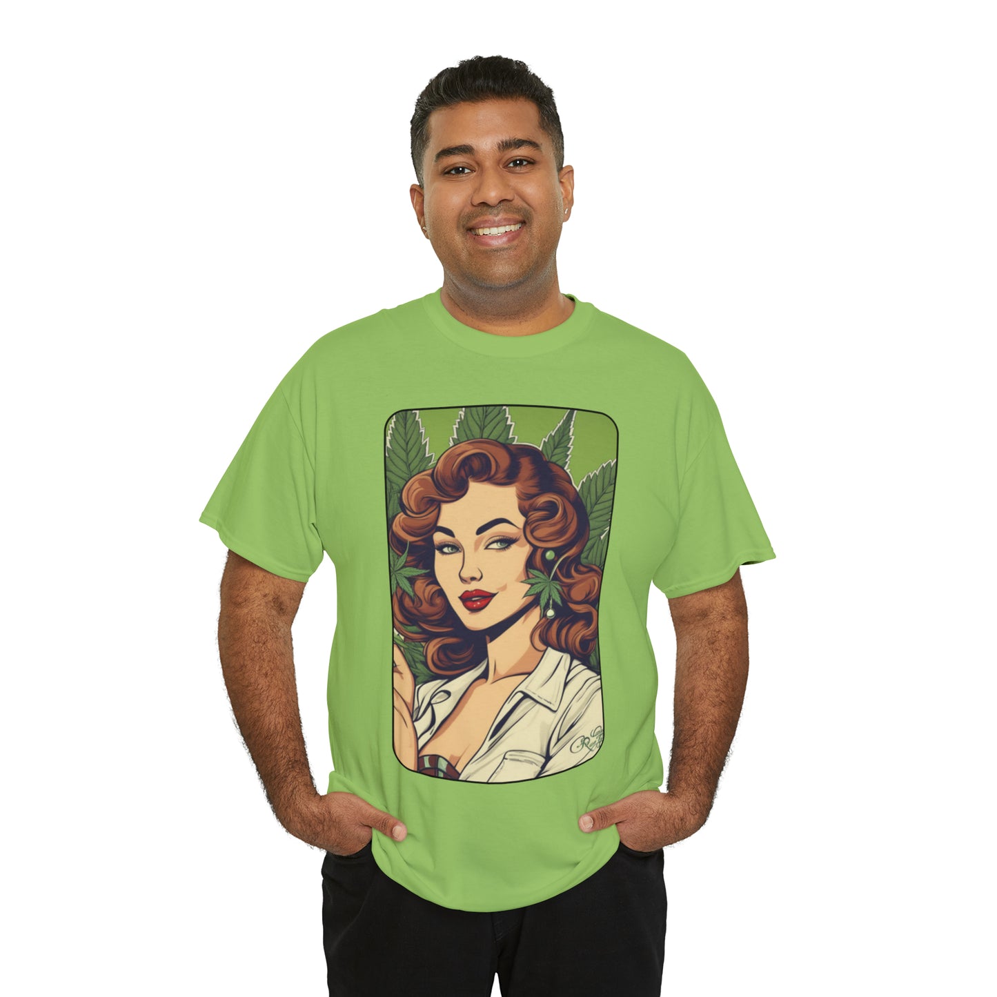 Unisex Heavy Cotton Tee Cannabis Enthusiast No. 10