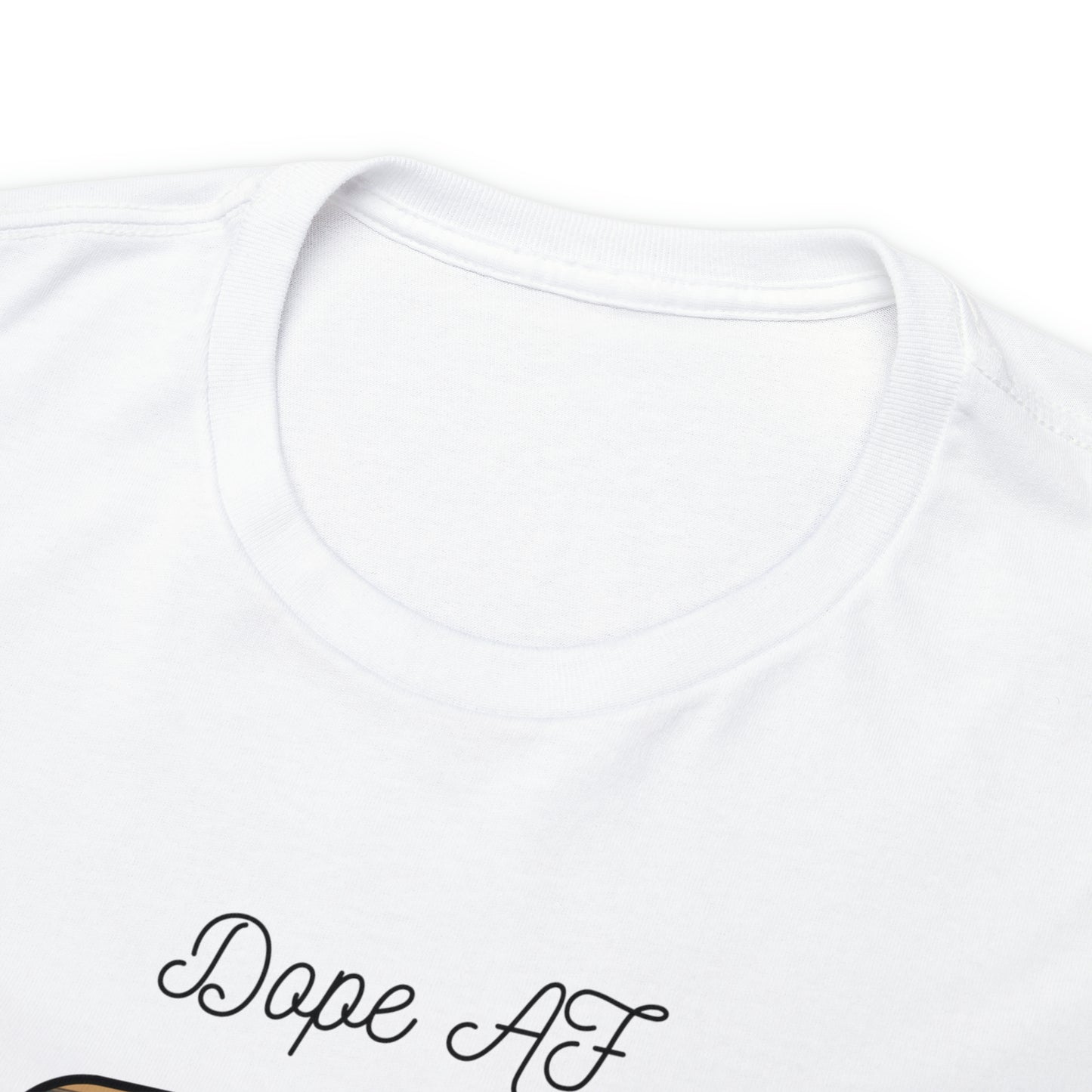 Unisex Heavy Cotton Tee Cannabis Enthusiast Series Dope AF