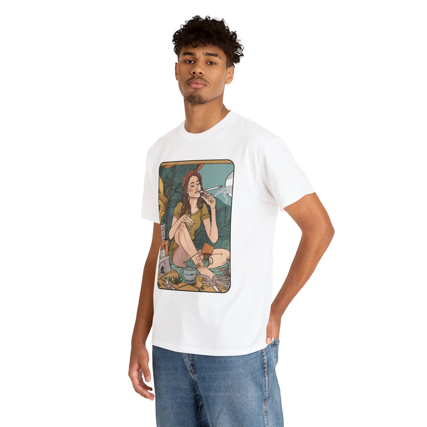 Unisex Heavy Cotton Tee Cannabis Enthusiast Series No. 2