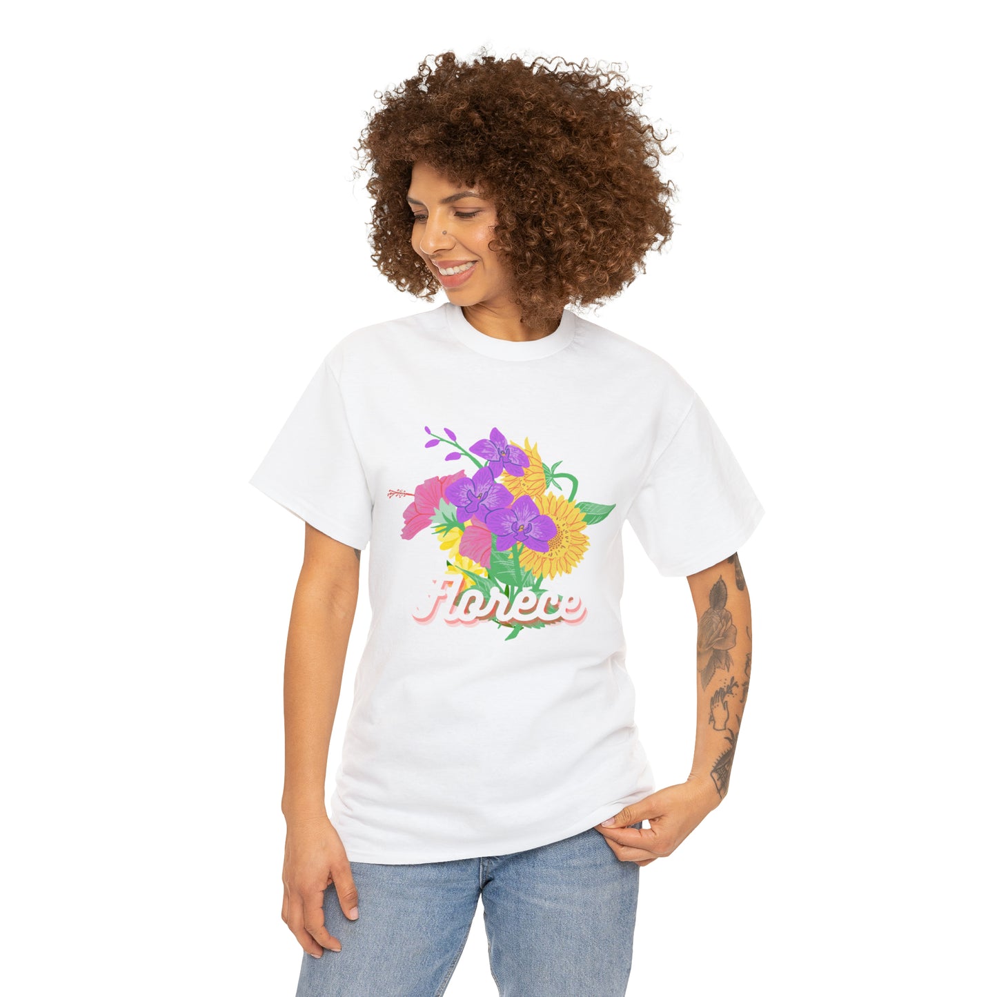 Florece Graphic Tshirt Unisex Heavy Cotton Tee