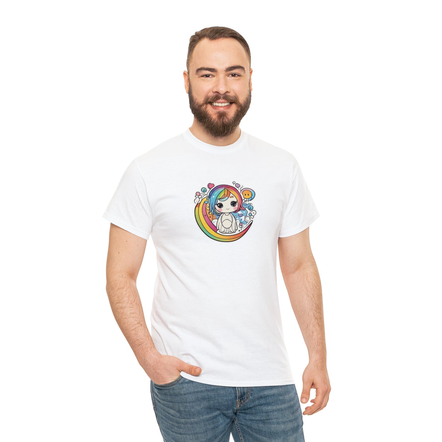 Unisex Heavy Cotton Tee rainbow