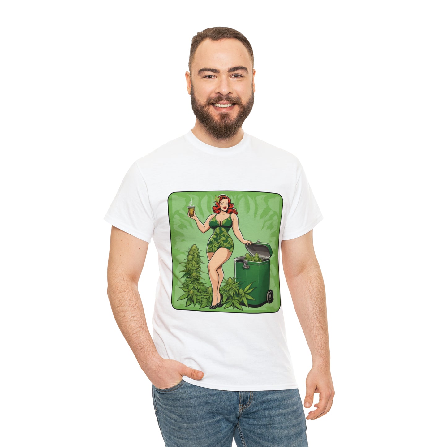 Unisex Heavy Cotton Tee Cannabis Enthusiast No. 12