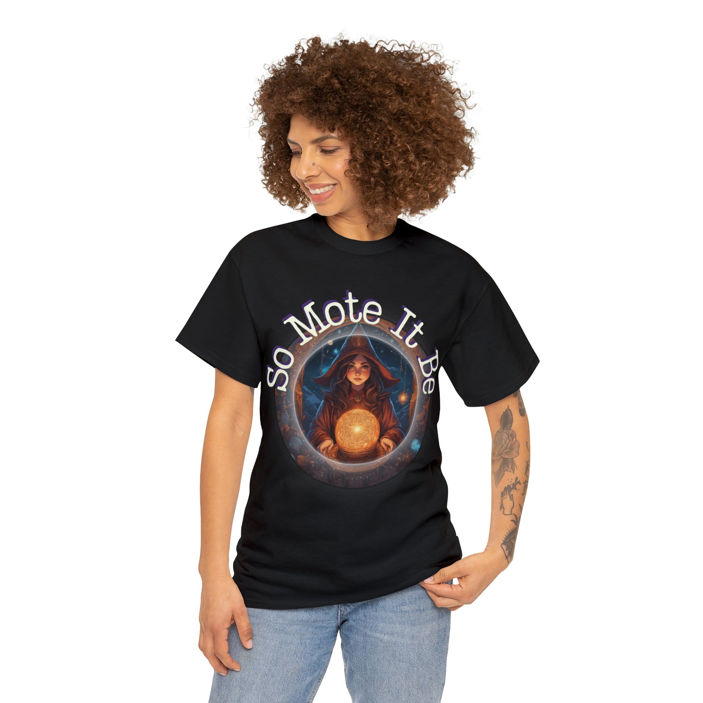 Unisex Heavy Cotton Tee So Mote It Be