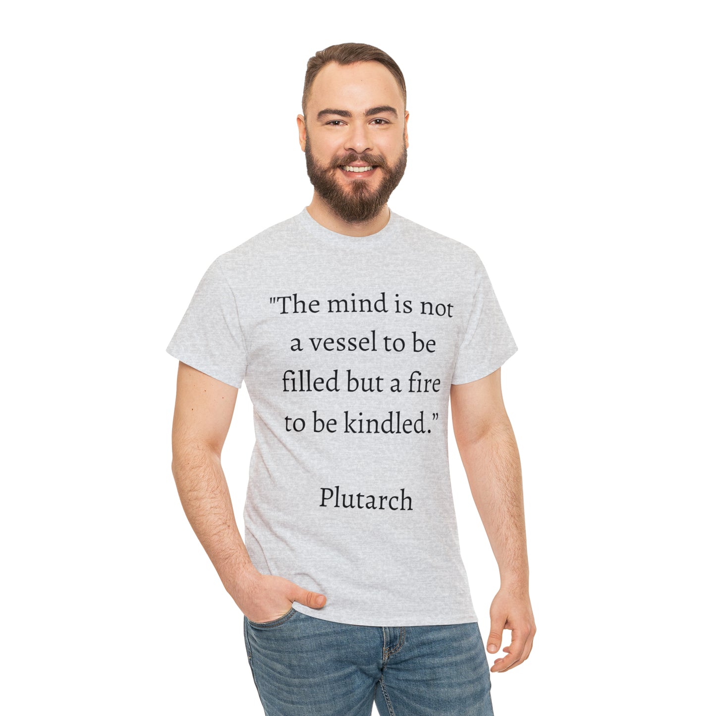 Unisex Heavy Cotton Tee Quotes Plutarch
