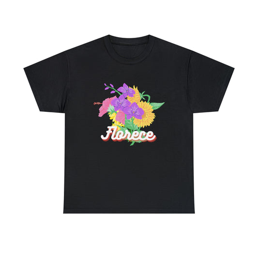 Florece Graphic Tshirt Unisex Heavy Cotton Tee