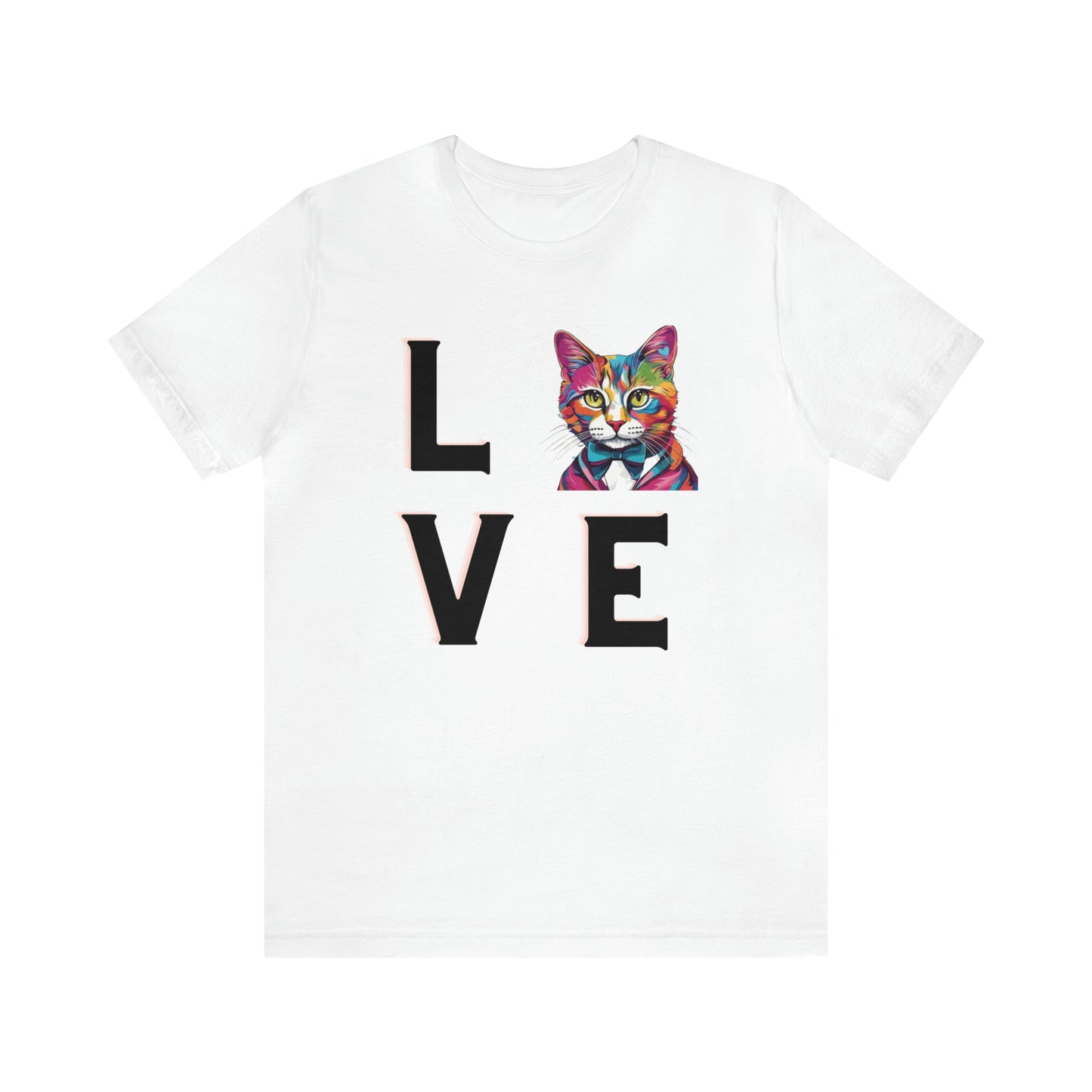 Mr. Kitty Cat LOVE Unisex Jersey Short Sleeve Tee