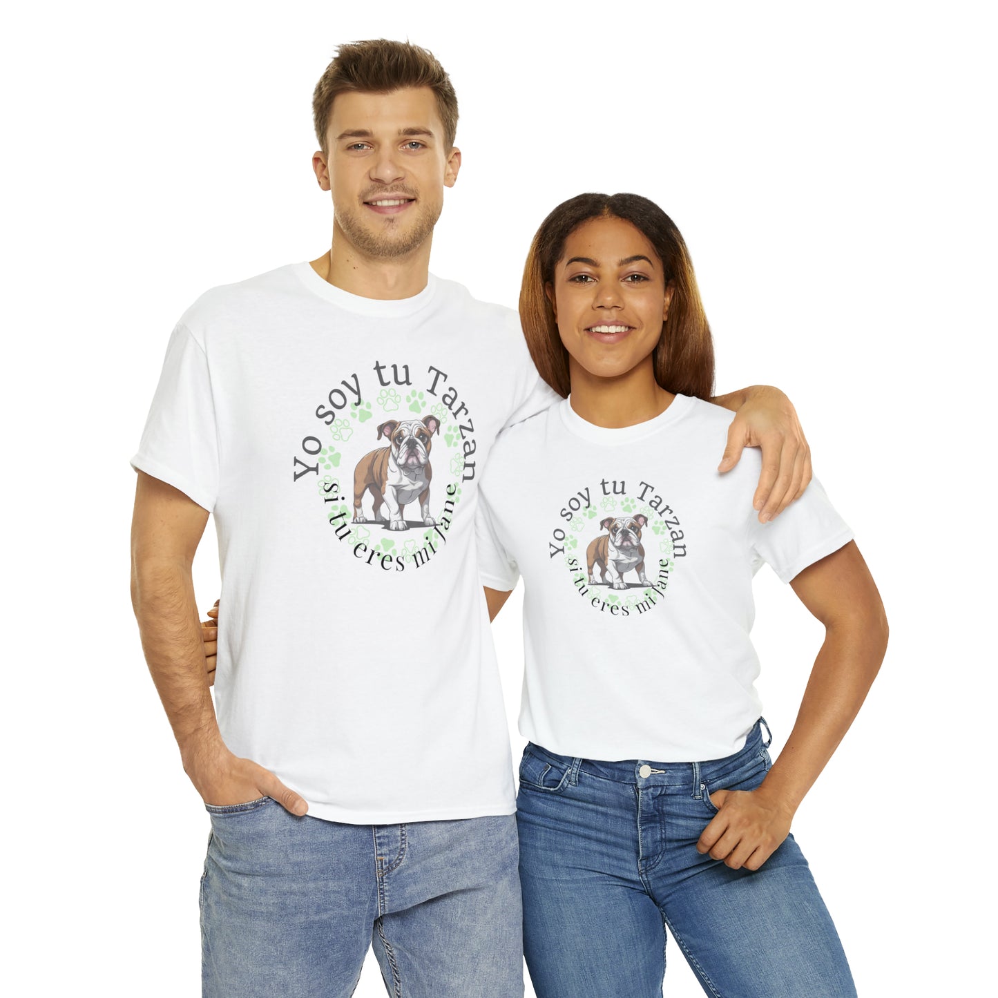 Bulldog Tarzan Colegial Unisex Heavy Cotton Tee