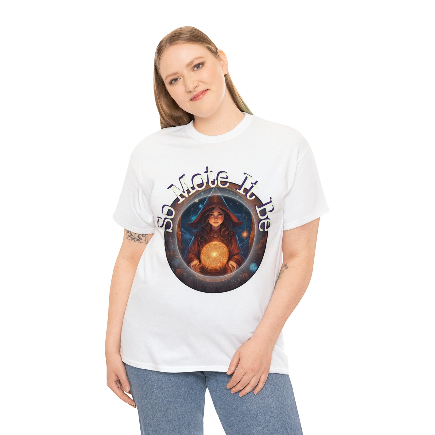 Unisex Heavy Cotton Tee So Mote It Be