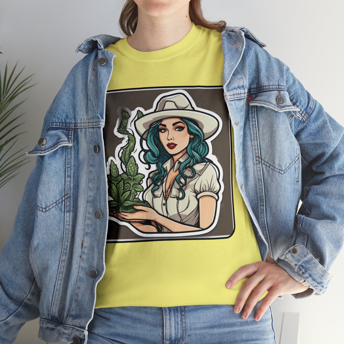 Unisex Heavy Cotton Tee Cannabis Enthusiast Series No.1
