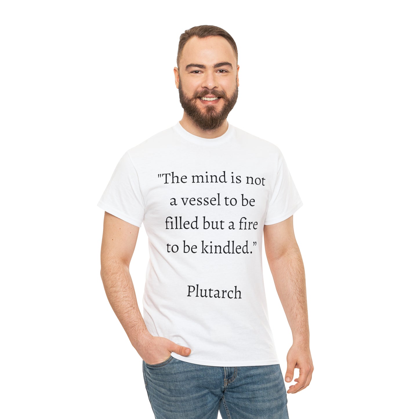 Unisex Heavy Cotton Tee Quotes Plutarch