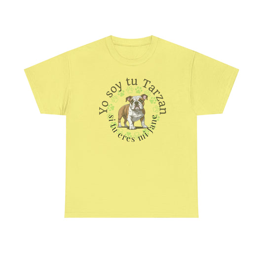 Bulldog Tarzan Colegial Unisex Heavy Cotton Tee