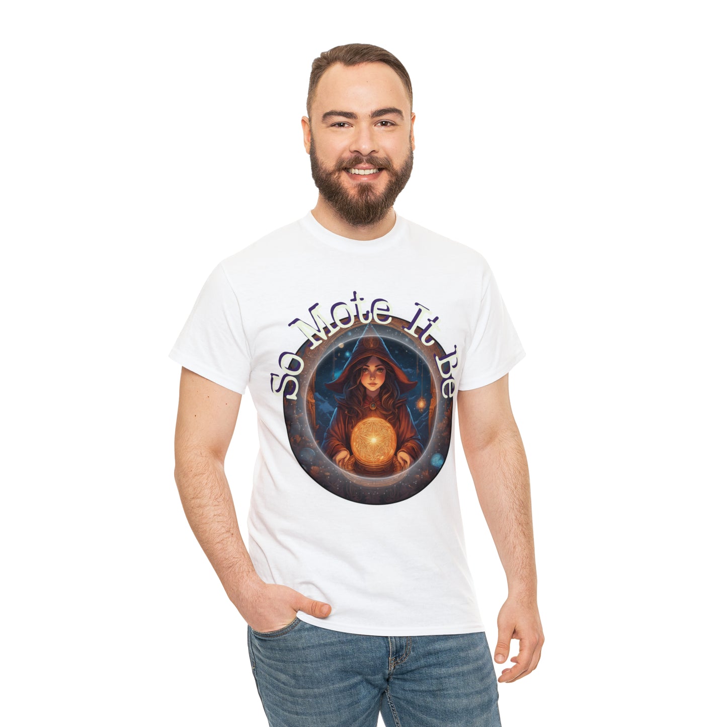 Unisex Heavy Cotton Tee So Mote It Be