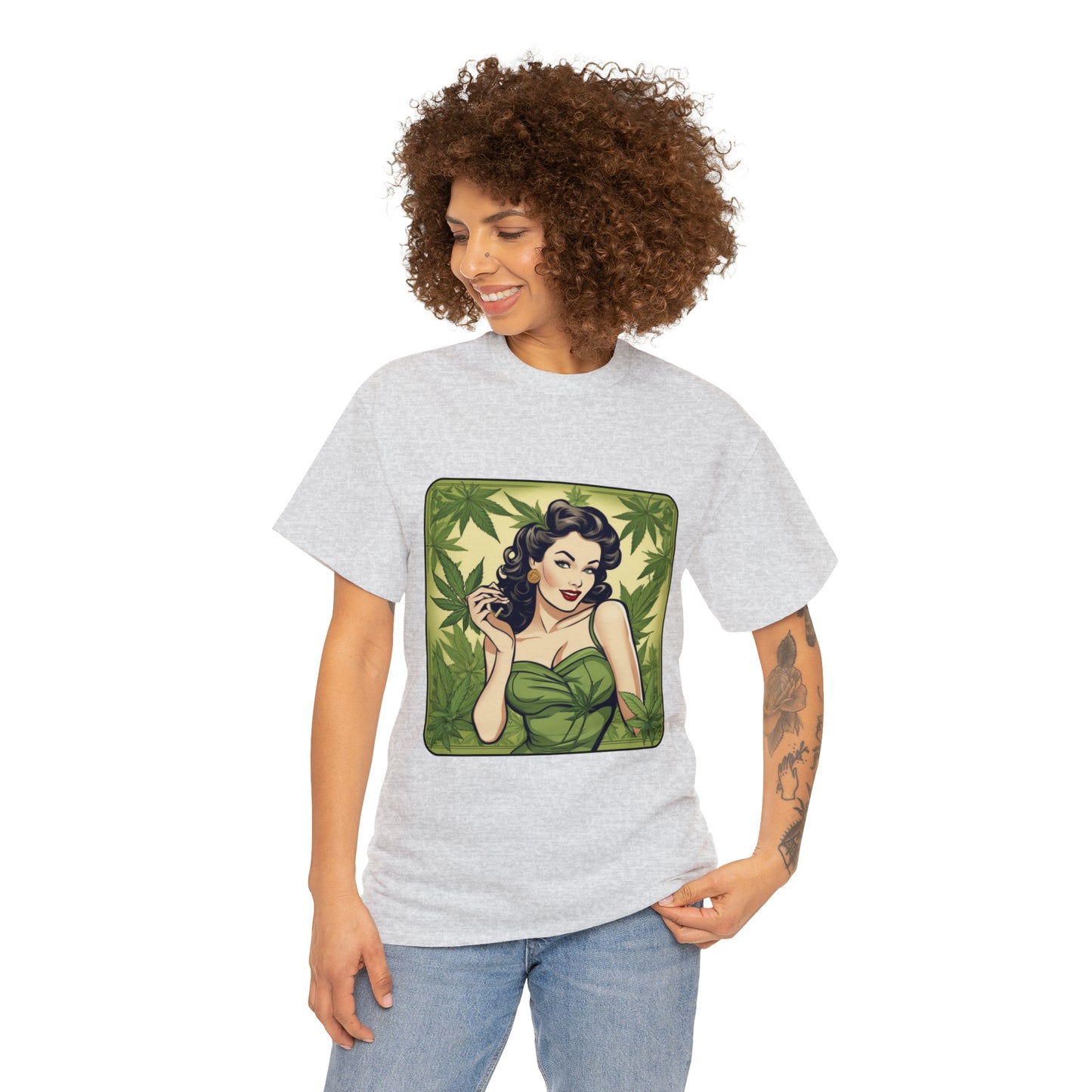 Unisex Heavy Cotton Tee Cannabis Enthusiast No. 11
