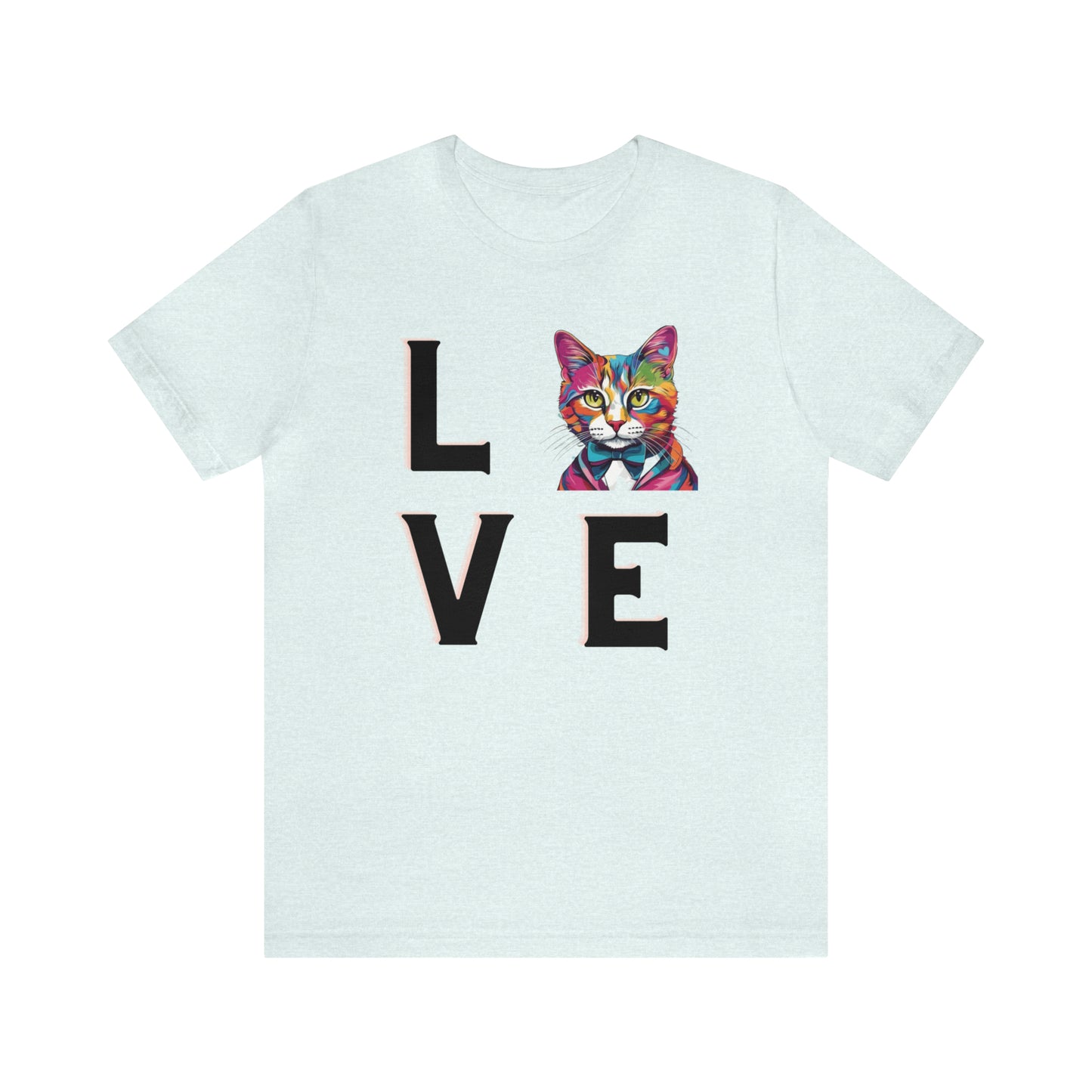 Mr. Kitty Cat LOVE Unisex Jersey Short Sleeve Tee