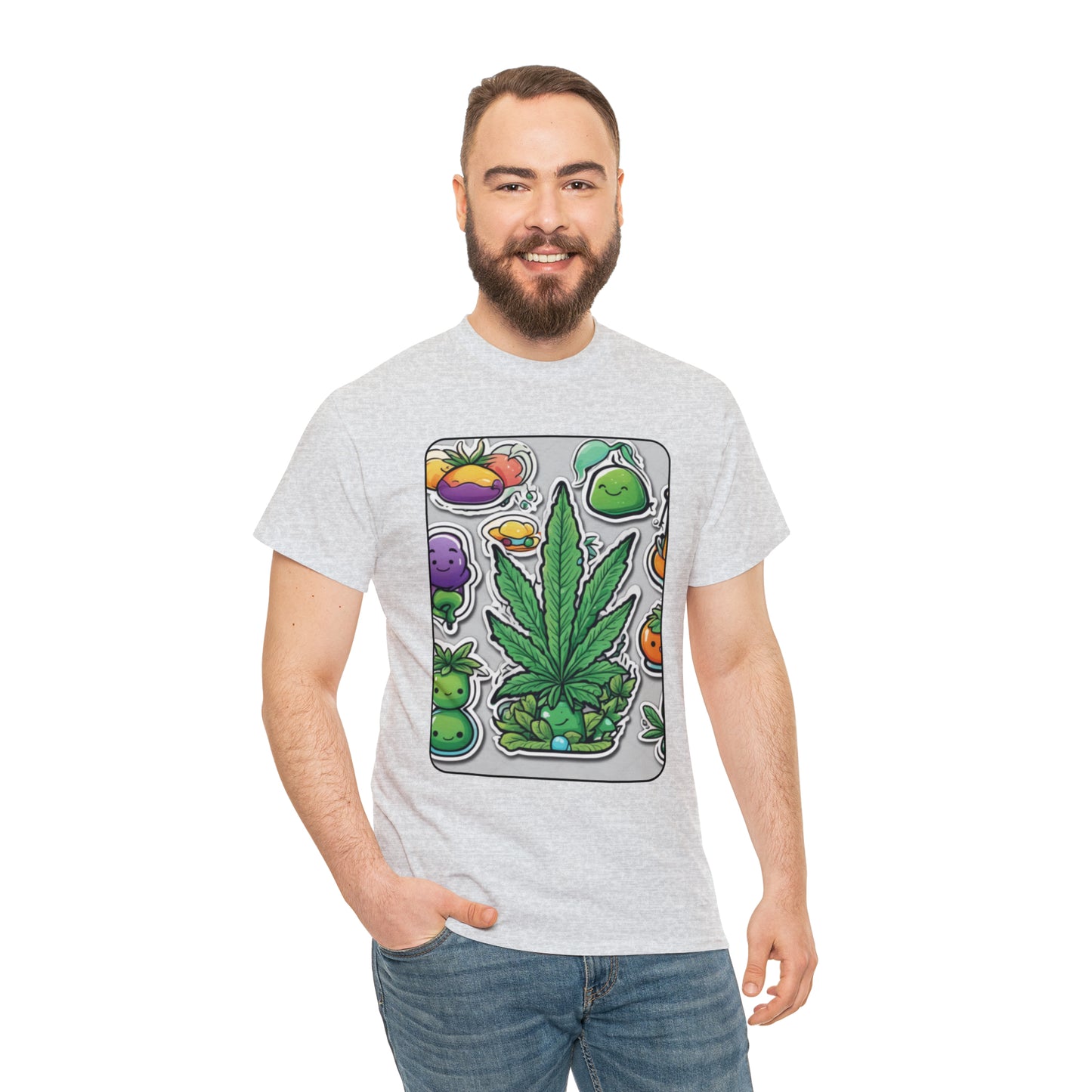 Unisex Heavy Cotton Tee Cannabis Enthusiast No. 9