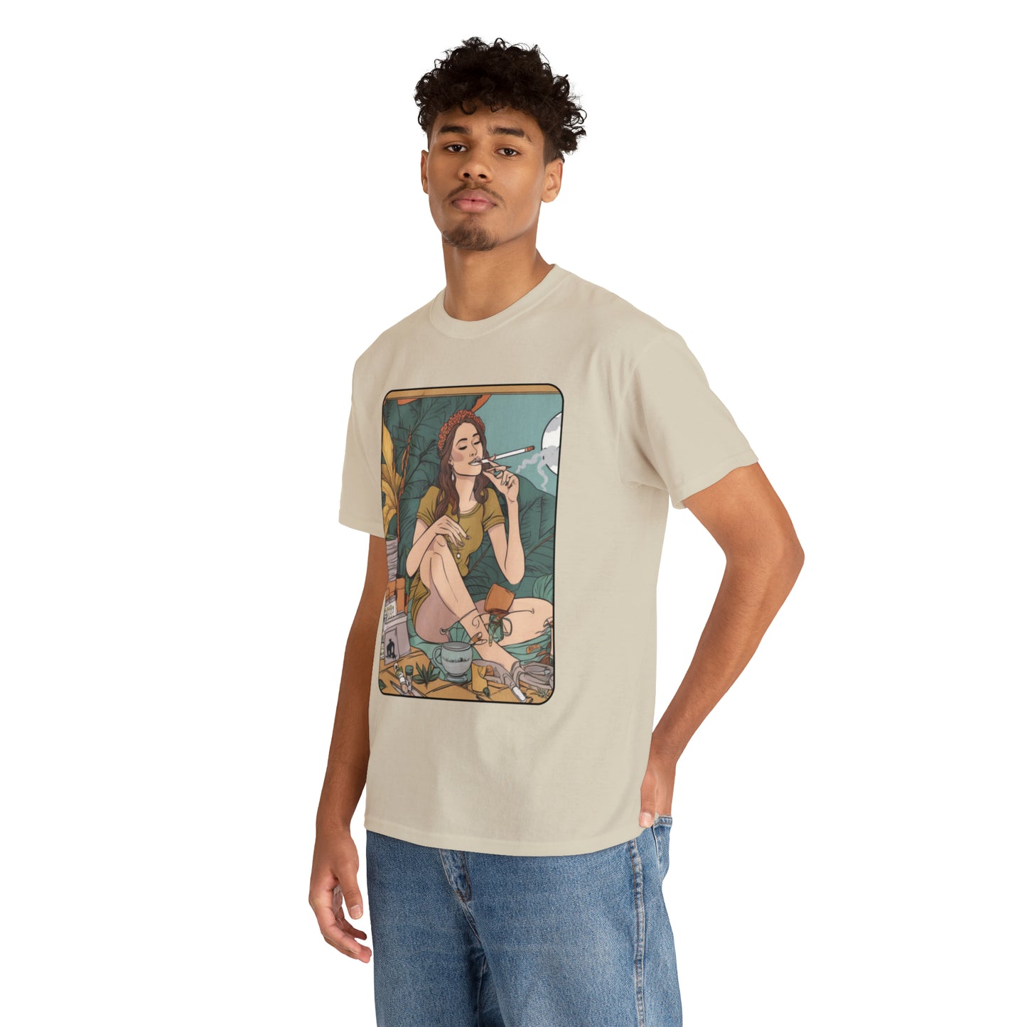 Unisex Heavy Cotton Tee Cannabis Enthusiast Series No. 2