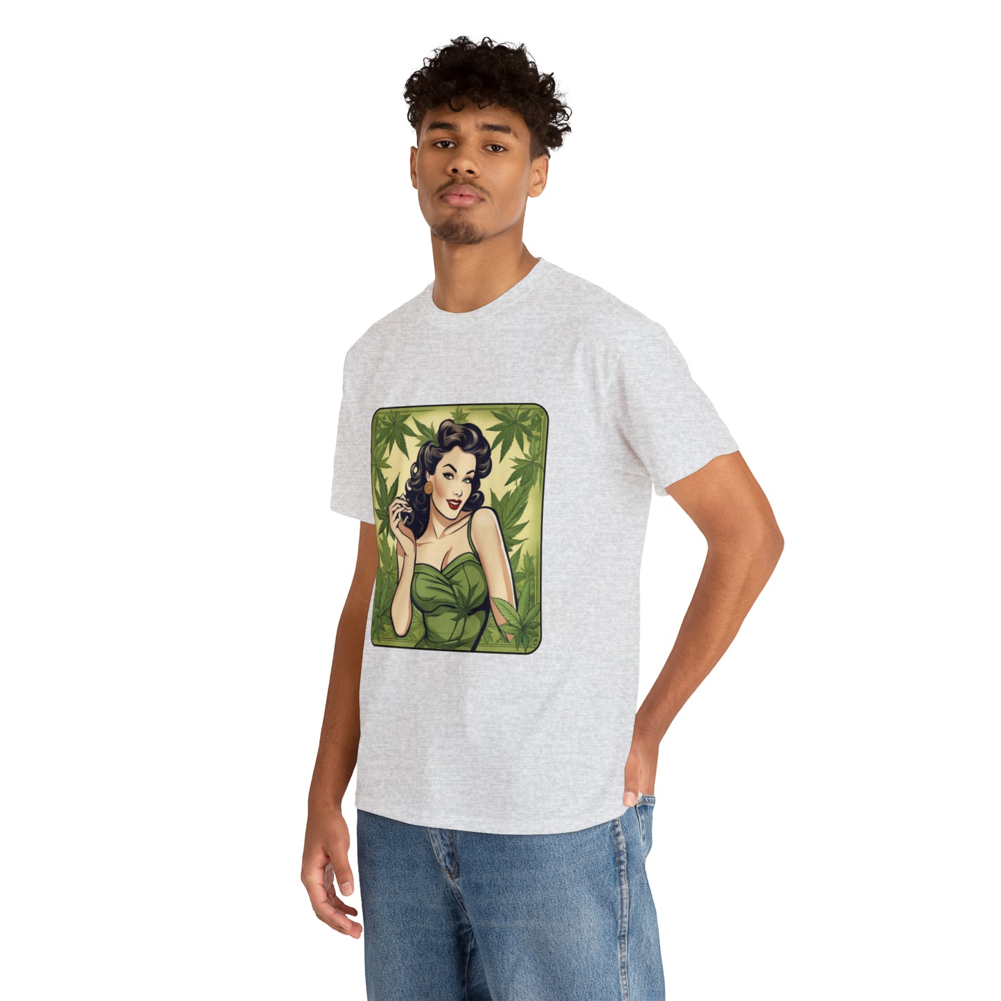 Unisex Heavy Cotton Tee Cannabis Enthusiast No. 11
