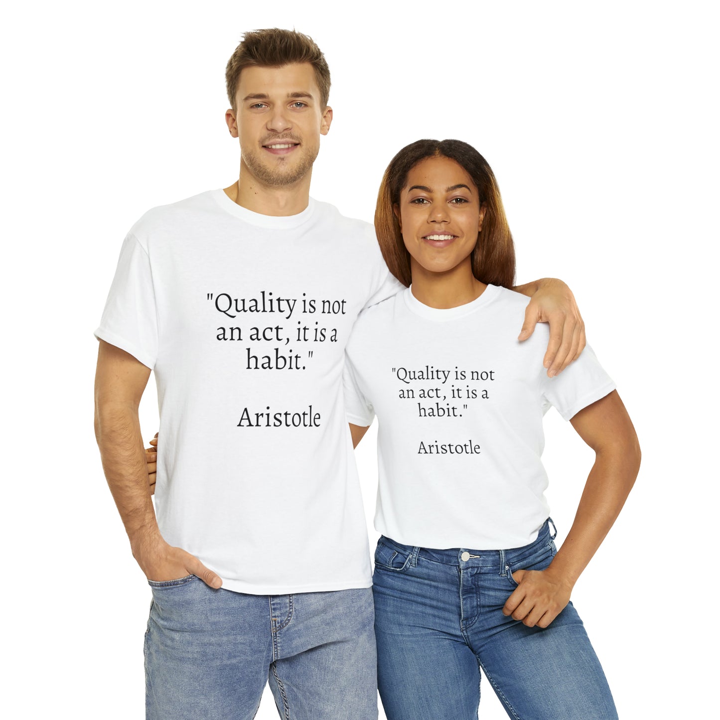 Unisex Heavy Cotton Tee Quotes Series No.2