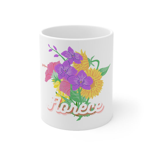 Florece Ceramic Mug 11oz