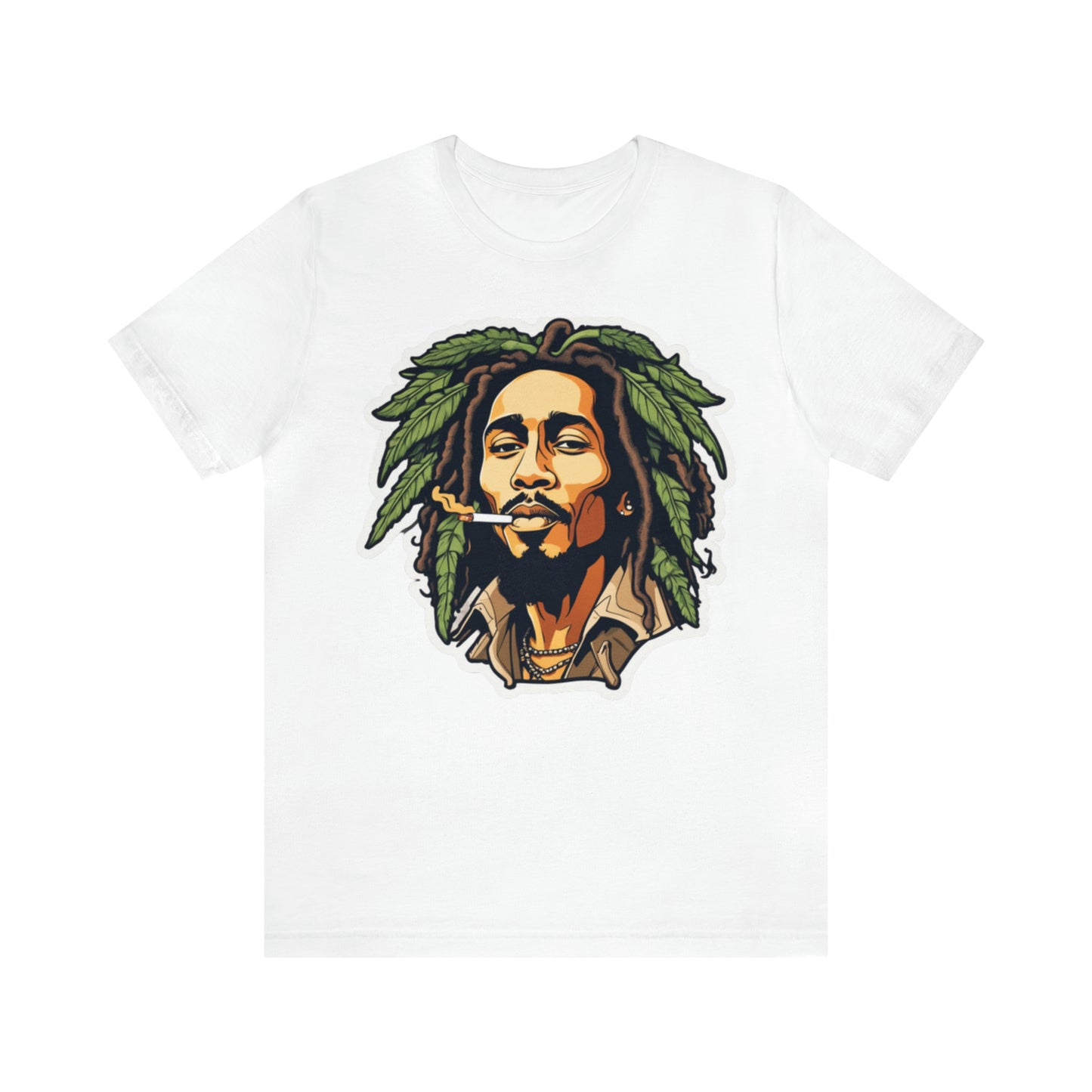 Unisex Jersey Short Sleeve Tee rasta bob cannabis enthusiast