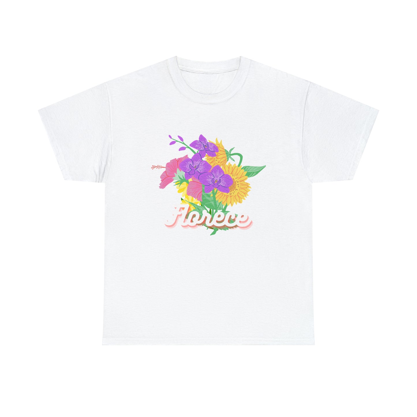 Florece Graphic Tshirt Unisex Heavy Cotton Tee
