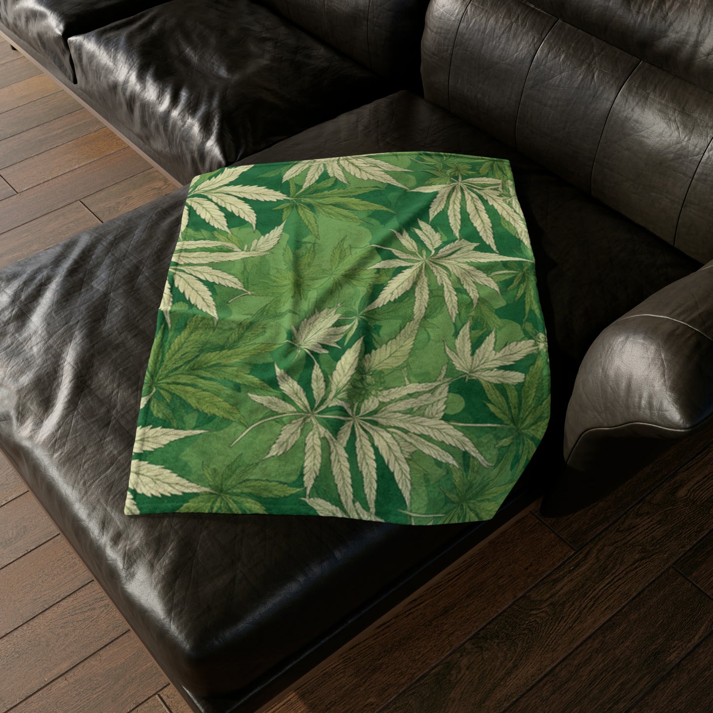Soft Polyester Blanket Cannabis Enthusiast Series