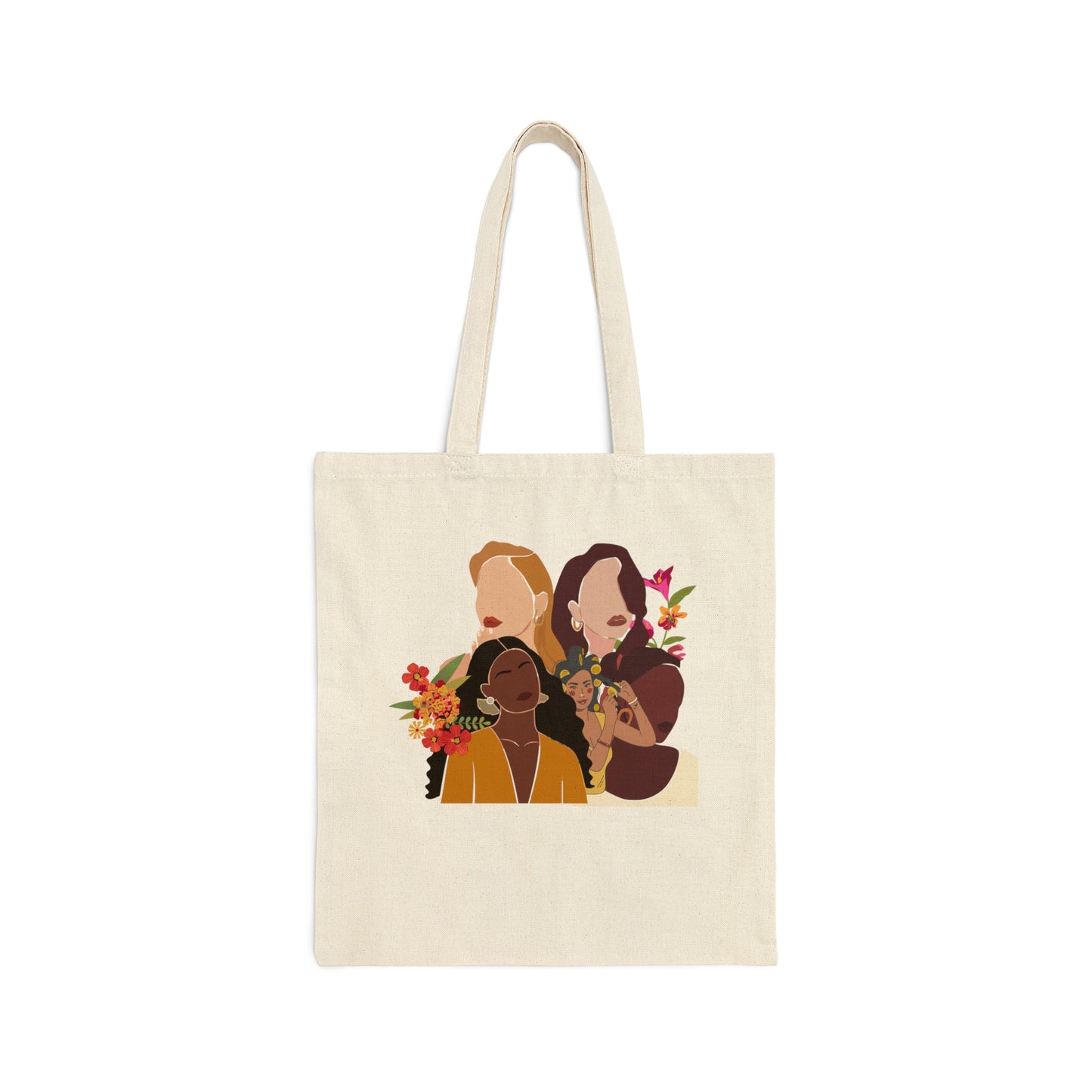 A visual ode to latinas Cotton Canvas Tote Bag